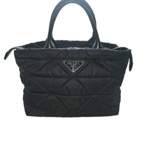 Prada Padded Re-Nylon x Leather Tote Bag